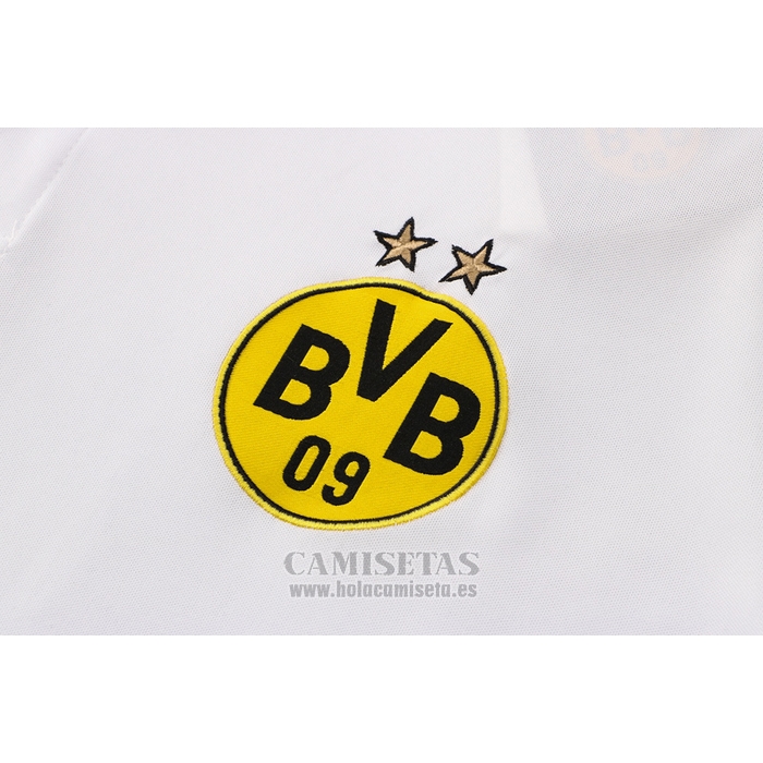 Camiseta Polo del Borussia Dortmund 2021-2022 Blanco